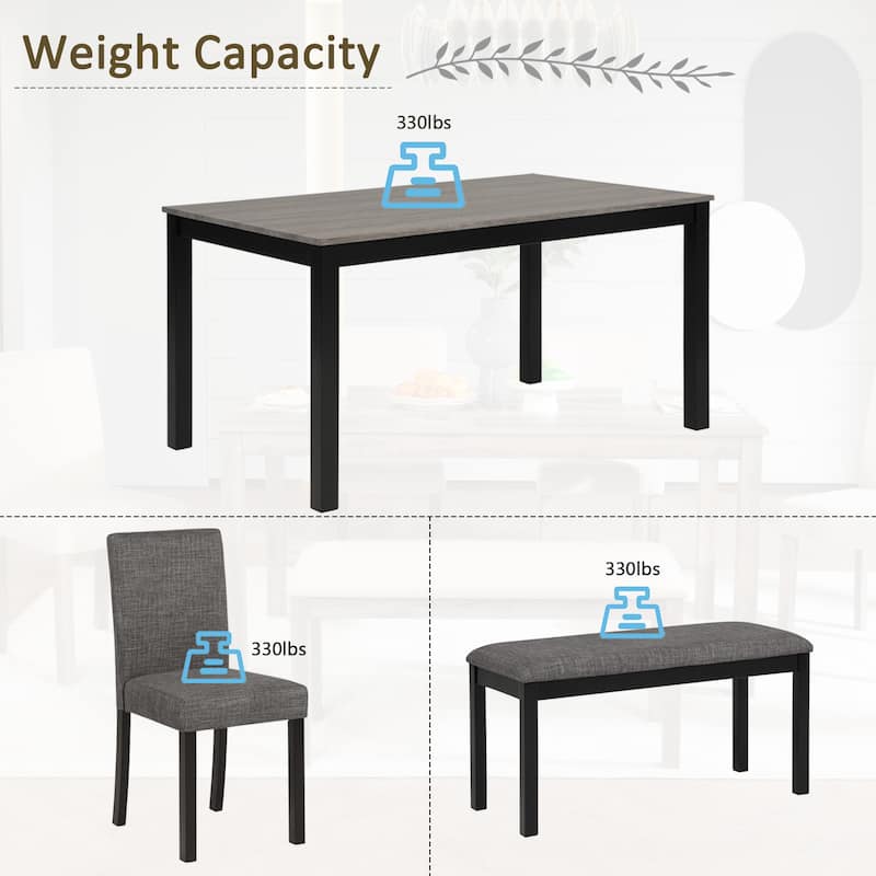 55.1" Storage Sideboard with 4-Doors,Multi Functional Buffet, with Open Shelf and 2-Tiers Adjustable Shelves