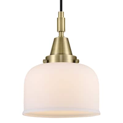 Innovations Lighting 447-1P-G71 Bell 8" Wide Mini Pendant with Matte
