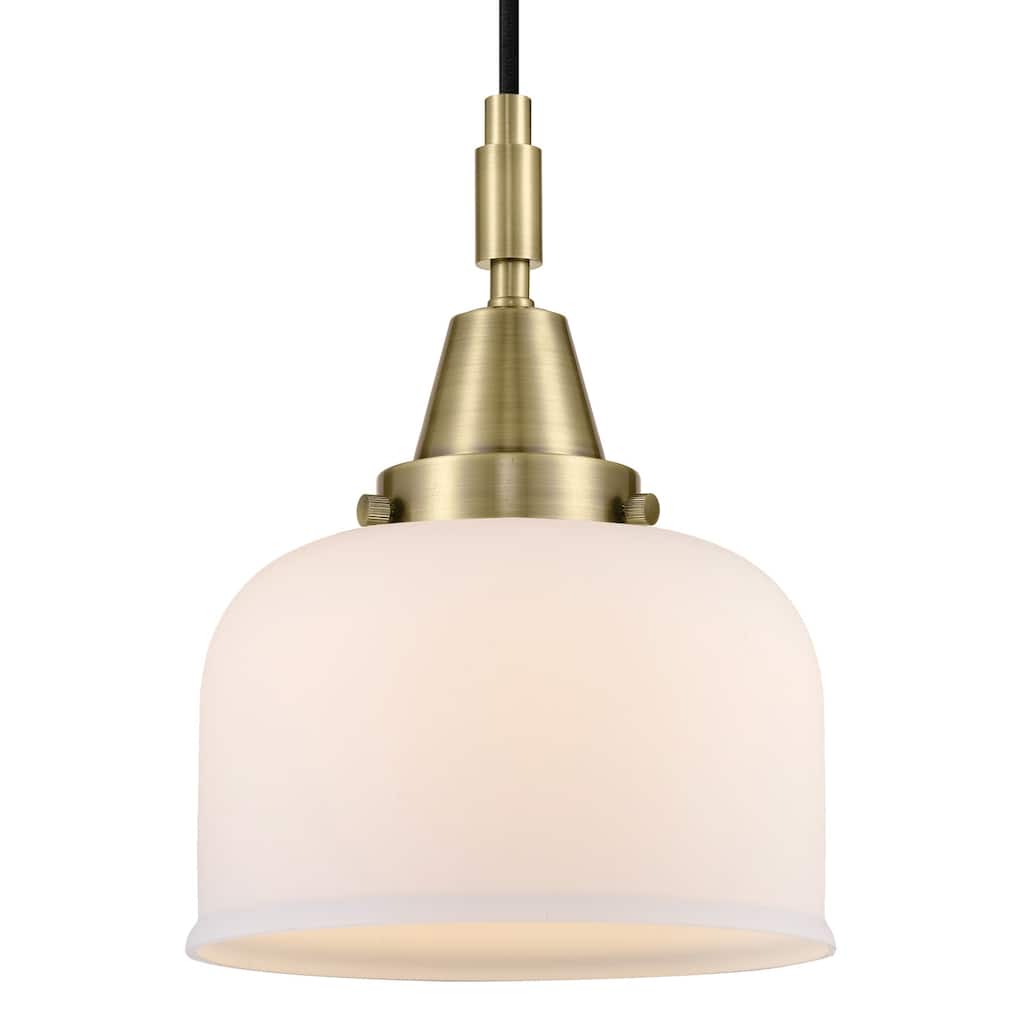 Innovations Lighting 447-1P-G71 Bell 8" Wide Mini Pendant with Matte