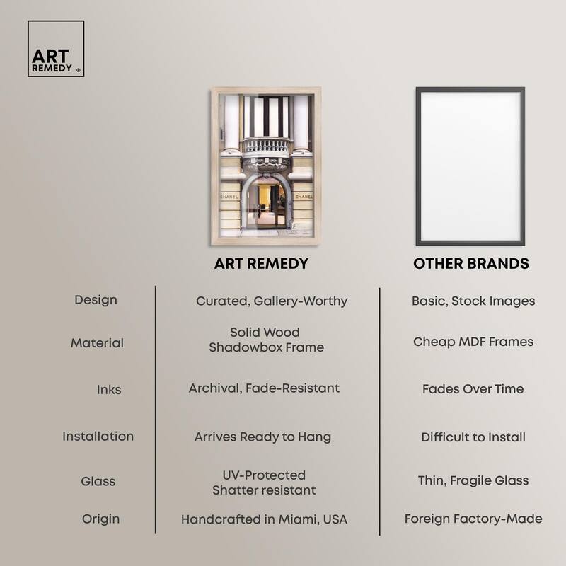 Expensive Store in Paris Shadowbox by Art Remedy