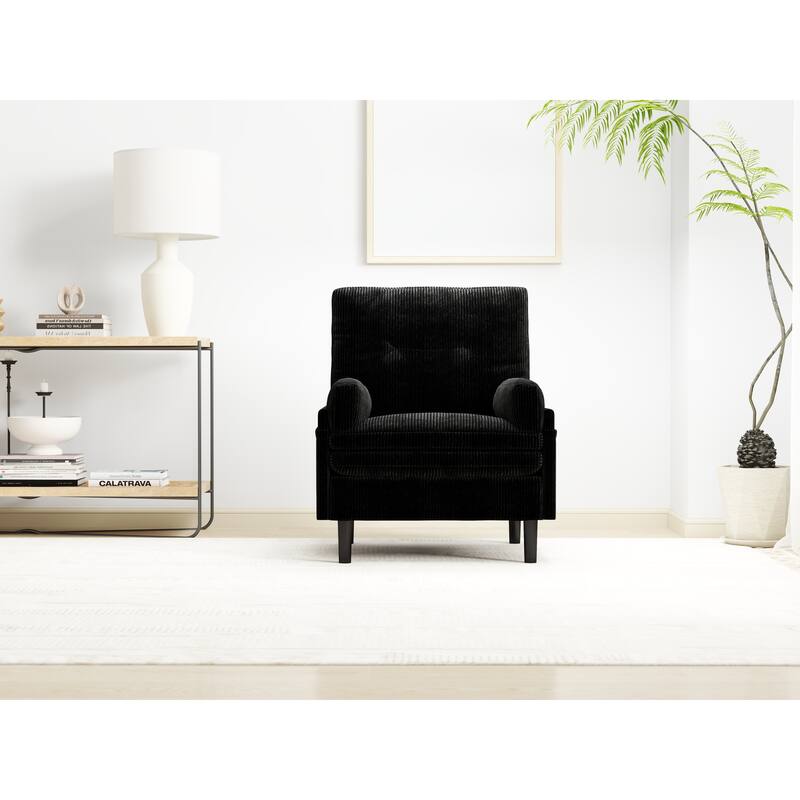 Corduroy Convertible Sofa, Ergonomic Lounge Chair and Bed