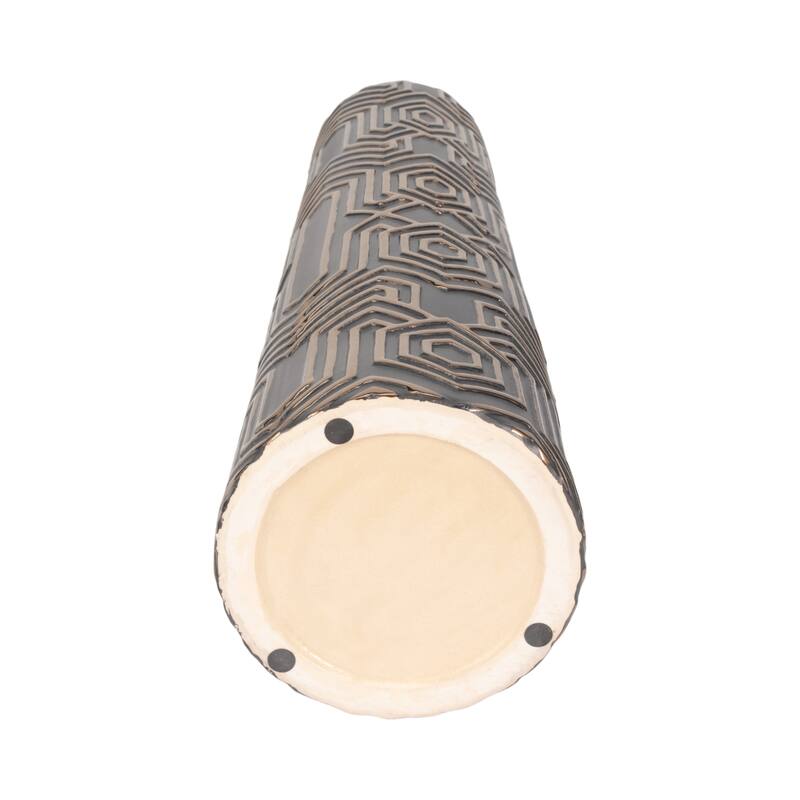 Clay Geometric Contemporary Decorative Vase