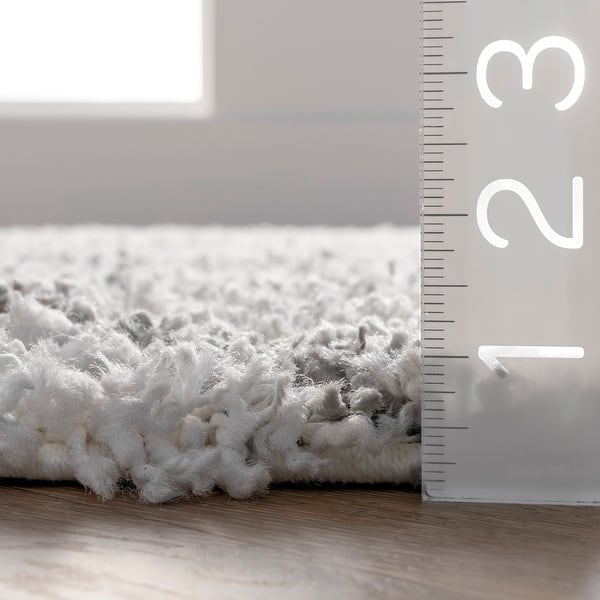dimension image slide 0 of 3, nuLOOM Alexa Moroccan Trellis Shag Area Rug