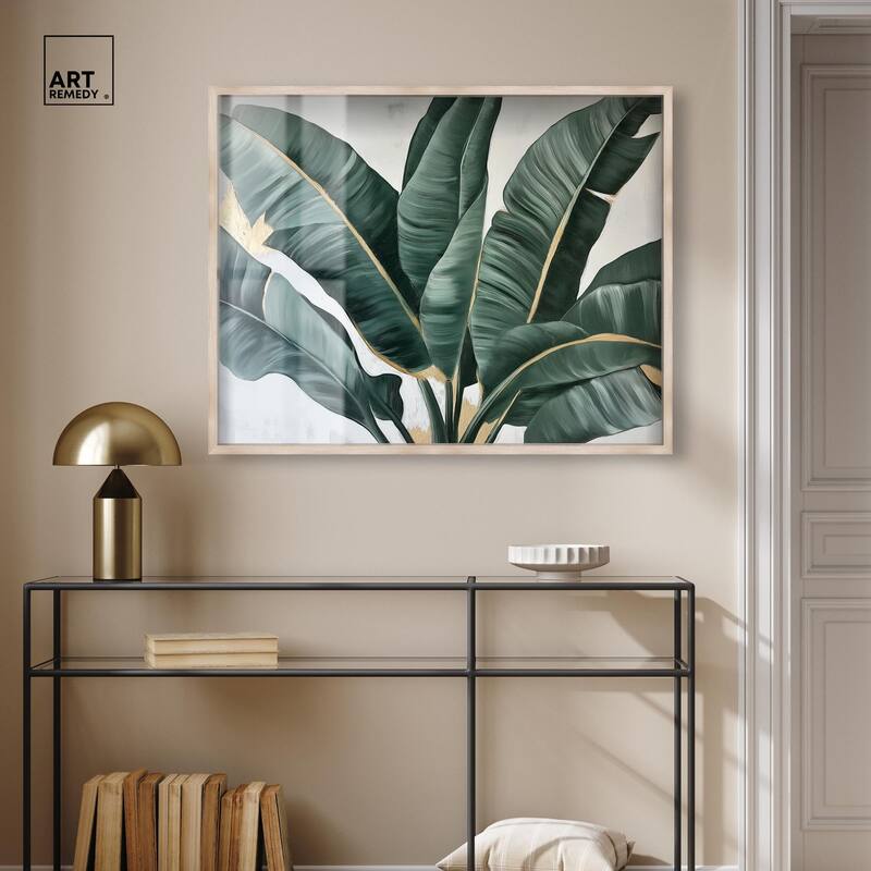 Jungle Jewel Jade II Shadowbox by Art Remedy