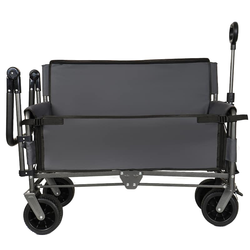 Folding Wagon with Bench Seat & Canopy