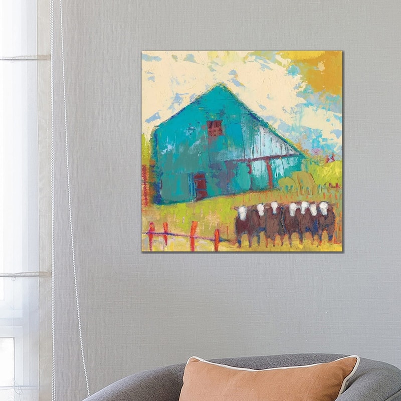 iCanvas "Request Barn" by Sue Jachimiec Canvas Print - 26x26x1.5