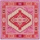 preview thumbnail 48 of 51, SAFAVIEH Handmade Bellagio Gracia Modern Oriental Wool Rug 5' Square - Red Pink/Ivory - Square