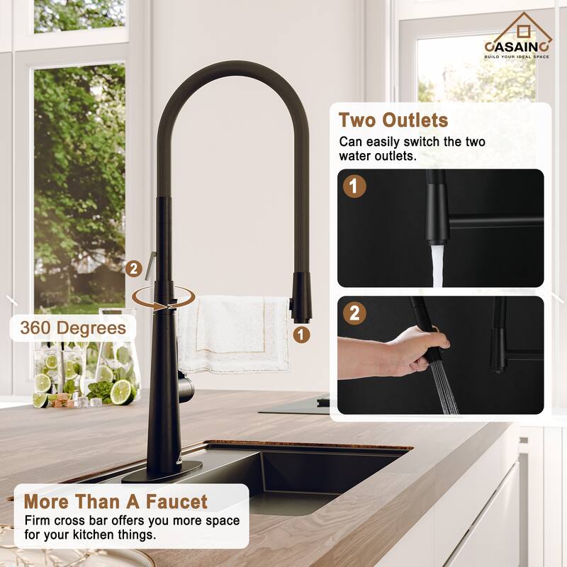 Stainless Steel 33 in. Double Bowl Undermount Workstation Kitchen Sink with Kitchen Faucet and Accessories
