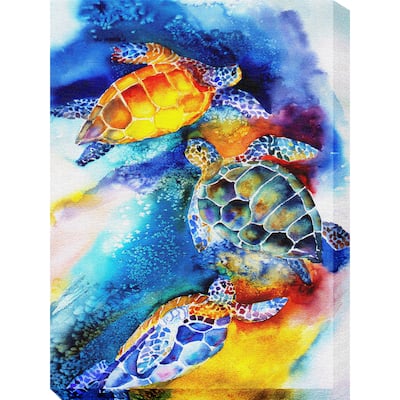 Turtle Play Indoor/Outdoor Art - Multi-color