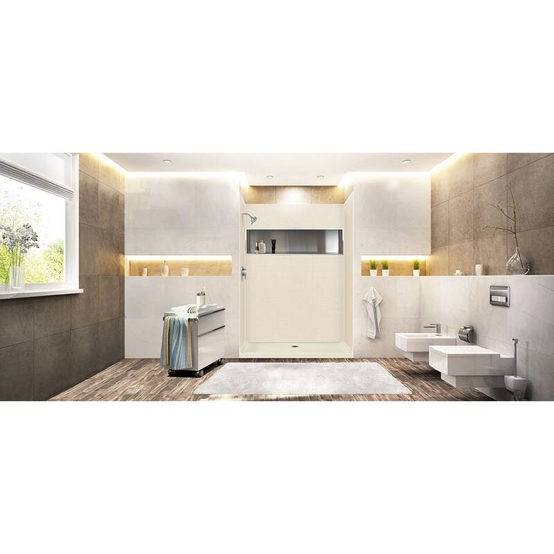 Transolid Expressions 60-in X 32-in X 72-in Glue to Wall Shower Kit - 32" x 60" x 72"