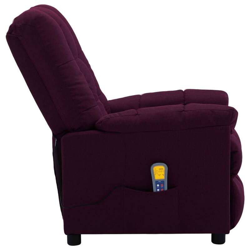 vidaXL Massage Recliner Electric Massaging Recliner Chair for Elderly Fabric - 29.1" x 39" x 40.2"