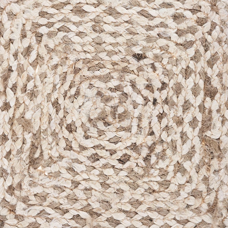 Set of 4 Brown and Beige Woven Rectangular Place Mats 19"