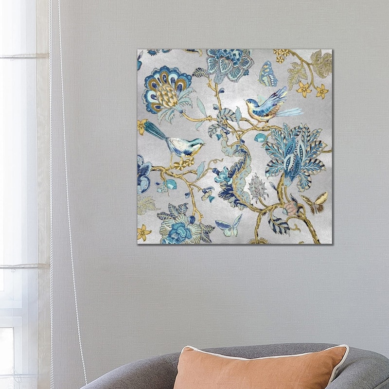 iCanvas "Passing Thru I On Silver" by Renee Campbell Canvas Print - 26x26x1.5