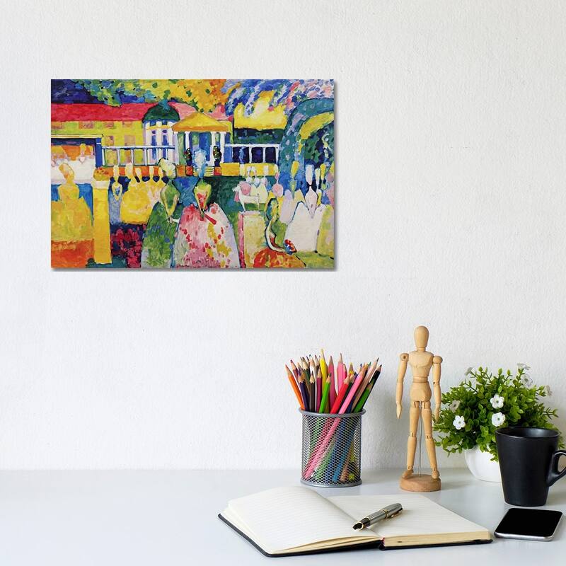 iCanvas "Crinolines" by Wassily Kandinsky Canvas Print - 8x12x0.75