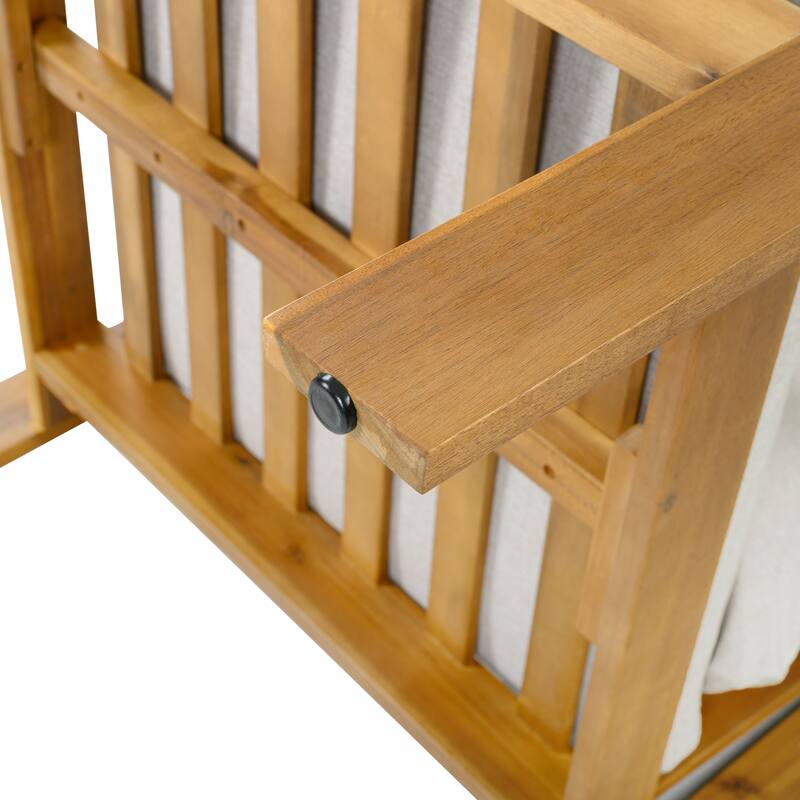 Christopher Knight Home - Mason Outdoor Patio Chair Set with Cushions and Acacia Wood Frame