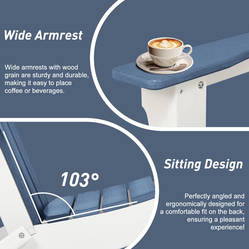Aoodor Folding Patio Chairs - Stylish and Portable Seating