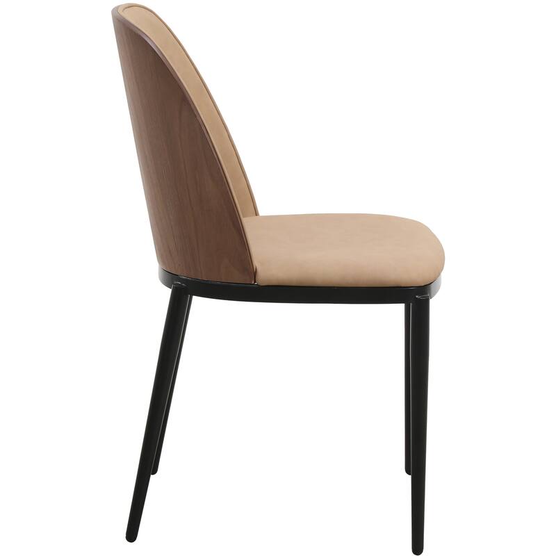 Verve 5-Piece Dining Set 36-Inch Round MDF Tabletop Dining Table and 4 Side Chairs