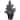 8.5" Gray Potted Glittered Artificial Mini Pine Christmas Tree - Unlit - under-3-feet