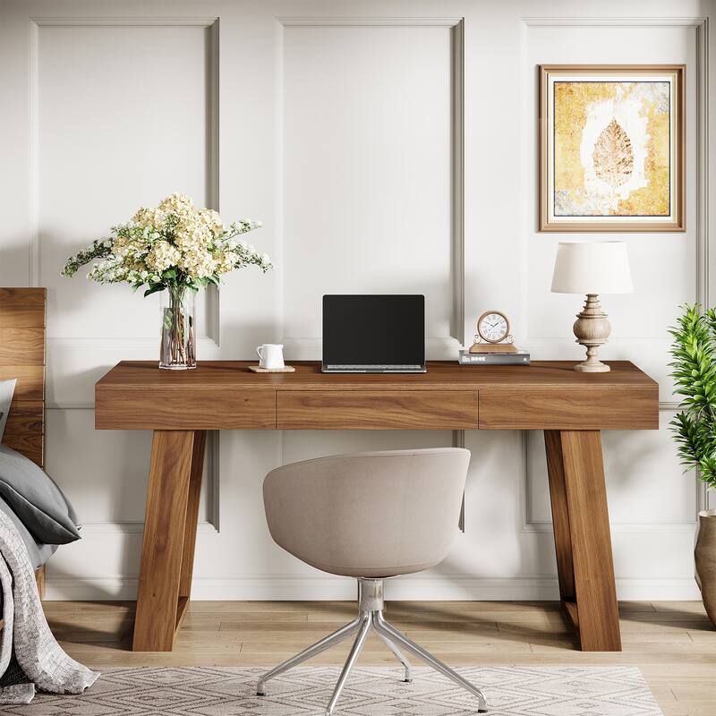 55" Executive Desk with Drawer