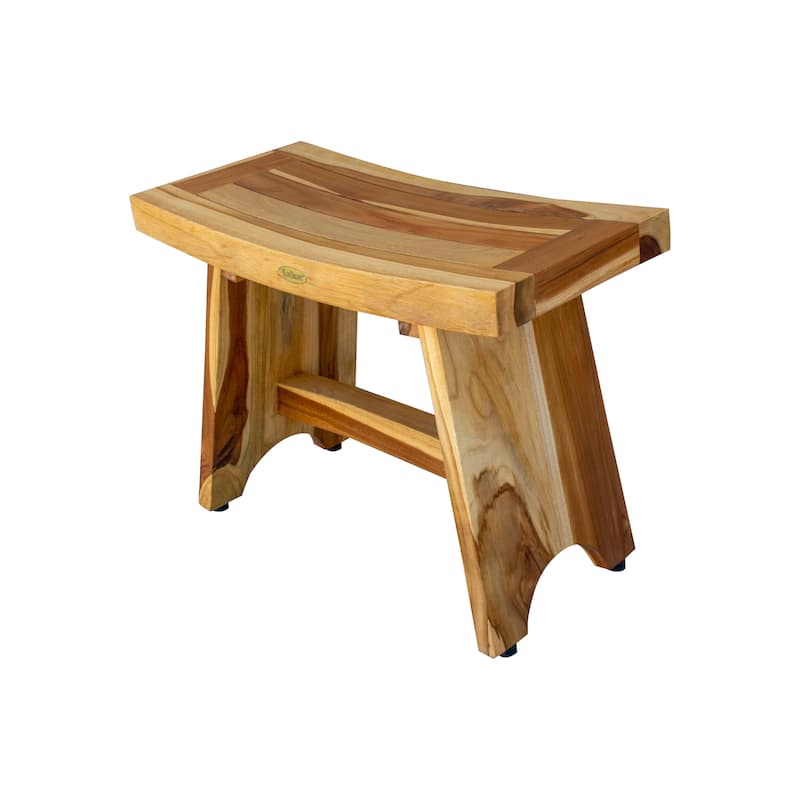 EcoDecors 24 inch, Teak Shower Bench, Teak Bench for Shower, Teak Bench, Shower Teak Bench, Teak Wood Shower Bench