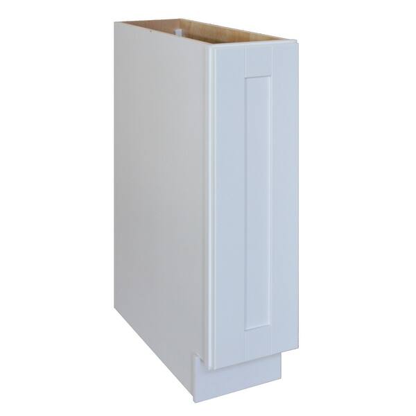 Shop Sunny Wood Shb09 A Shaker Hill 9 Base Cabinet For Trays Designer White Overstock 16908421