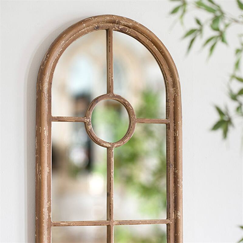 Half-Round Elongated Mirror