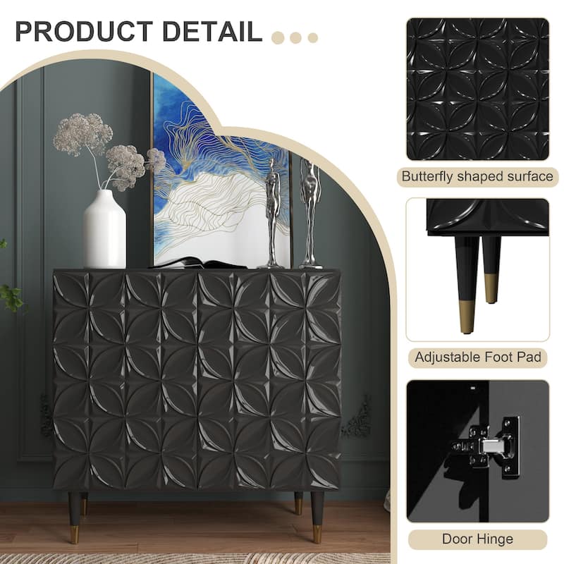 2 Door White Locker Accent Cabinet