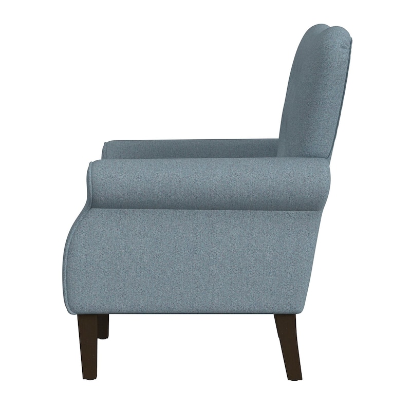 HomePop Rolled Arm Accent Chair
