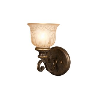Norwalk 1 Light Bronze Umber Sconce - 6.25'' W x 11'' H x 8.5'' D