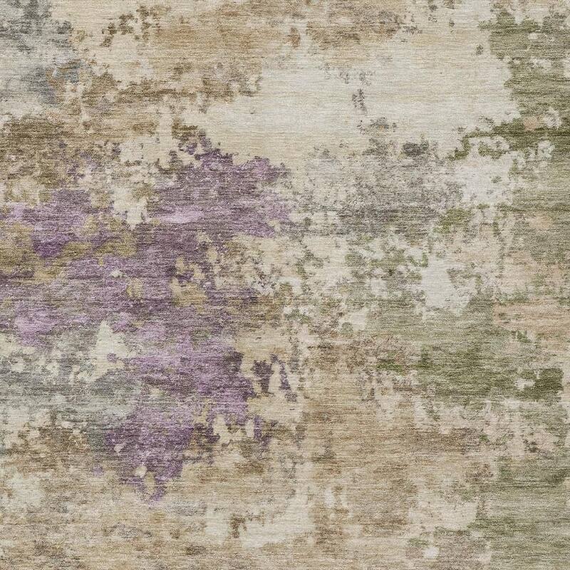 HomeRoots Abstract Transitional Rectangle Outdoor Rug - 3' x 5'