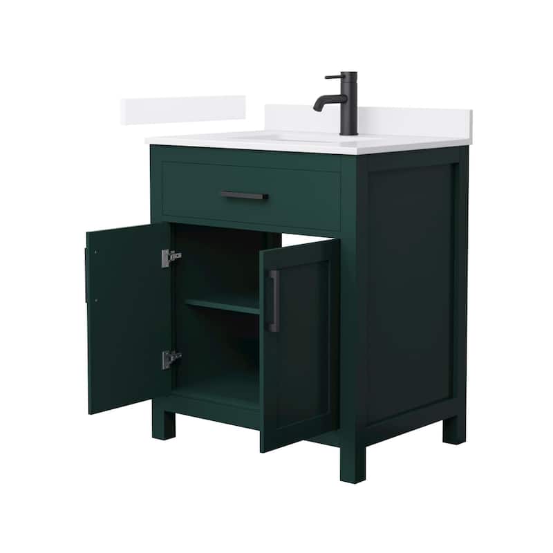 Wyndham Collection WCG2424-30S-QTZ-UNSMXX Beckett 30" Free Standing