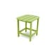 preview thumbnail 3 of 17, POLYWOOD South Beach 18 inch Outdoor Side Table Lime