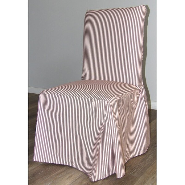 Long dining deals chair slipcover