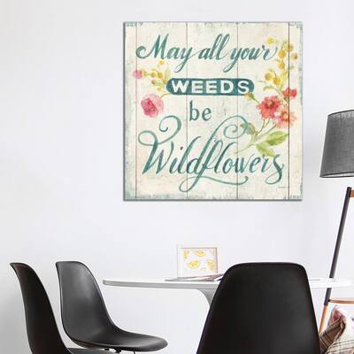 iCanvas "Full Bloom XII Floral" by Danhui Nai Canvas Print