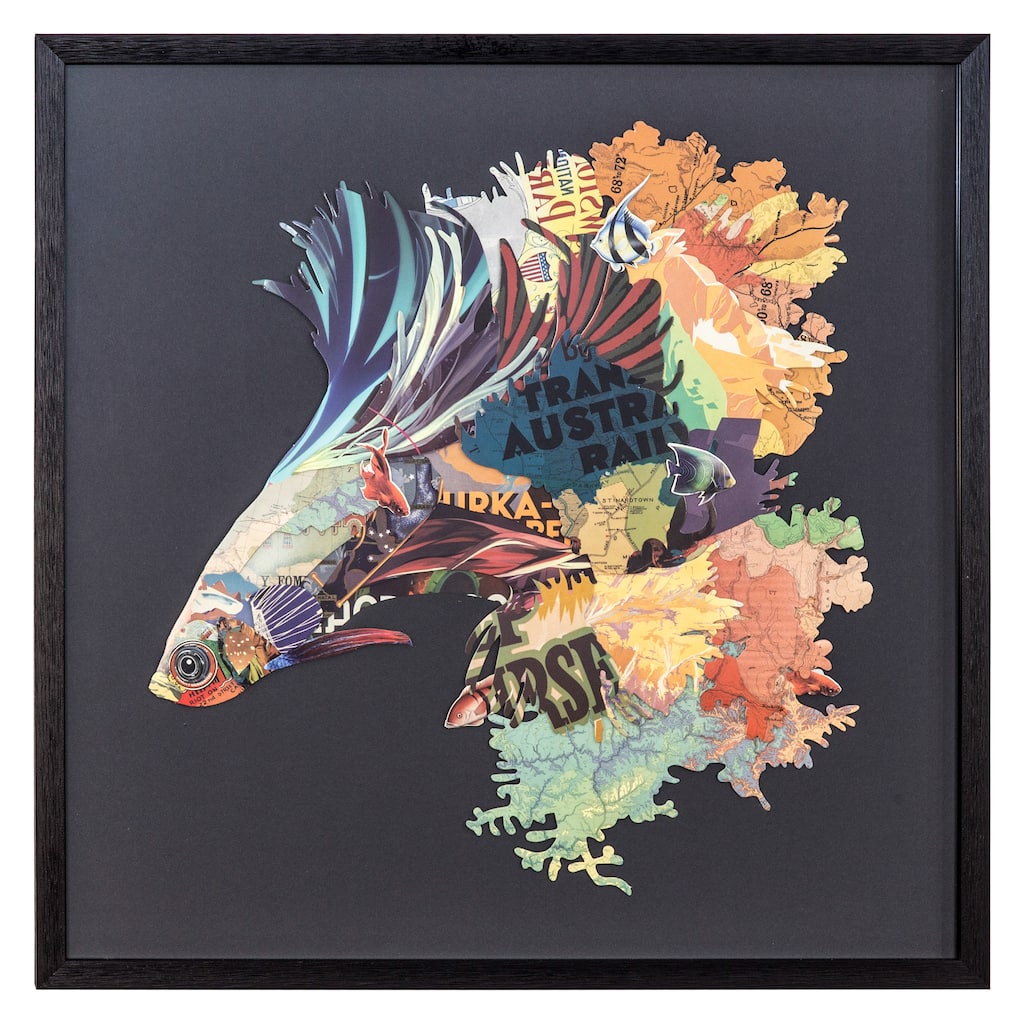 Yosemite Home Decor 3D Wall Art Collection Dragon Scale - Multi-Color