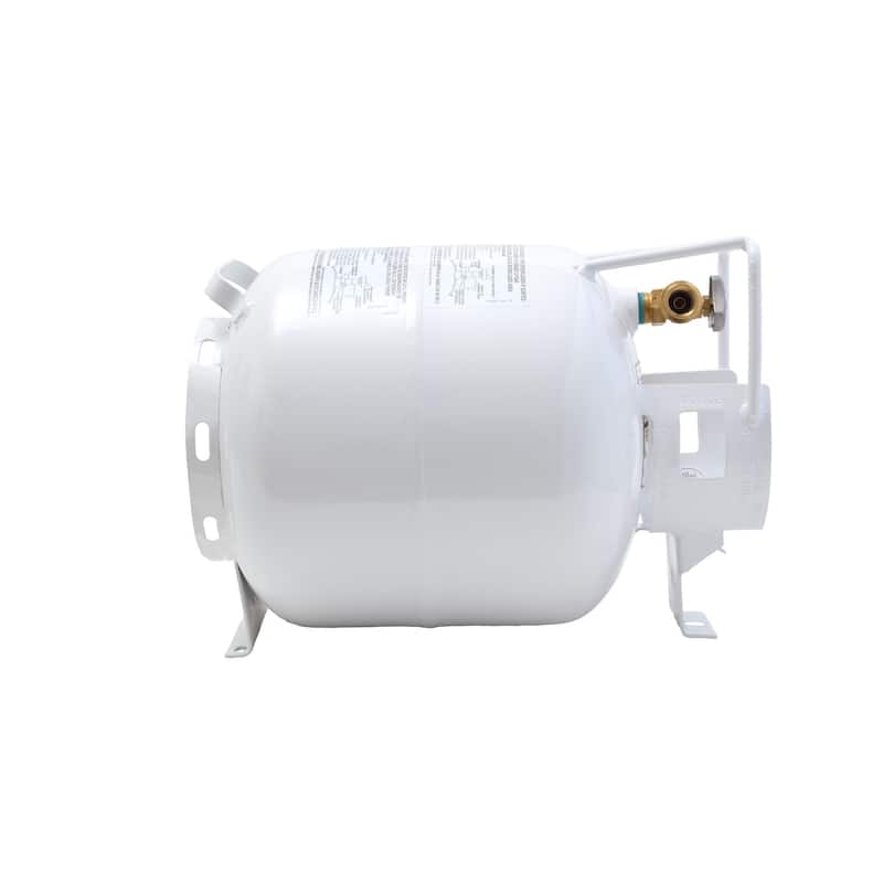 Flame King 20LB Horizontal Propane Cylinder Tank with Valve and Gauge