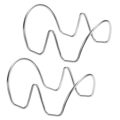 2pcs Taco Holders, Stainless Steel Taco Stands, Silver