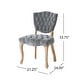 preview thumbnail 48 of 52, Maison Rouge Anwar Tufted Dining Chairs- (Set of 2)