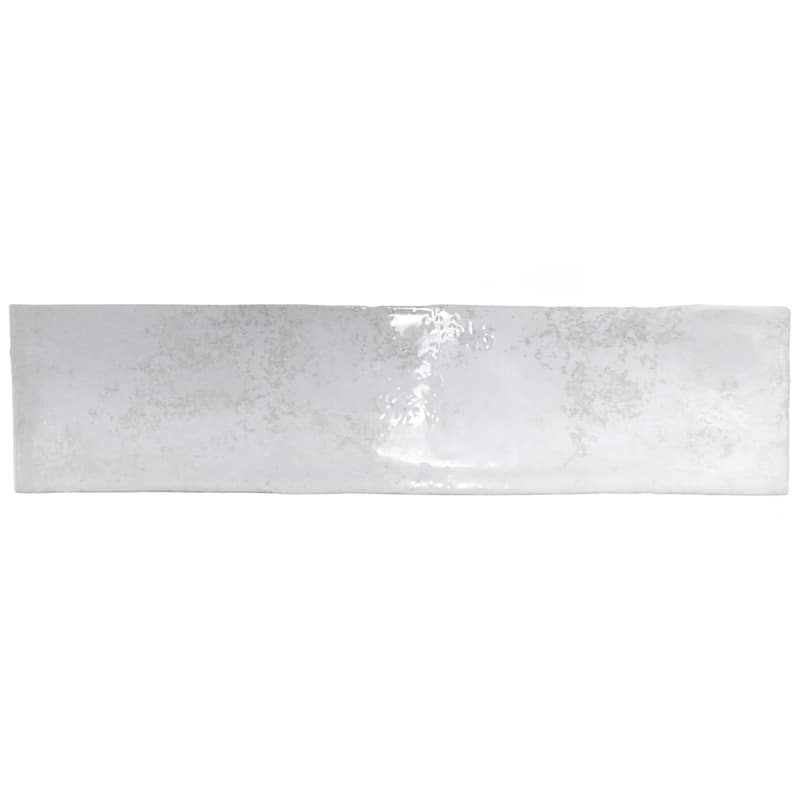 Merola Tile Biarritz White 3" x 12" Ceramic Wall Tile