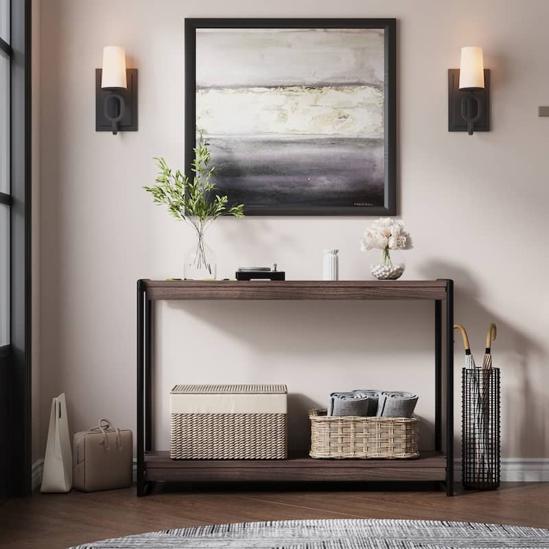 Entryway Table 39.5" Console Table with Storage