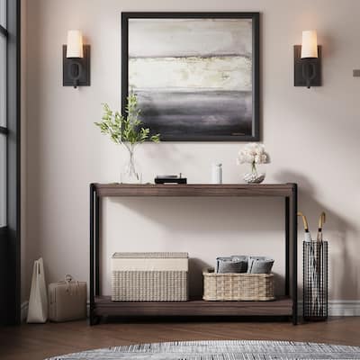 Entryway Table 39.5" Console Table with Storage