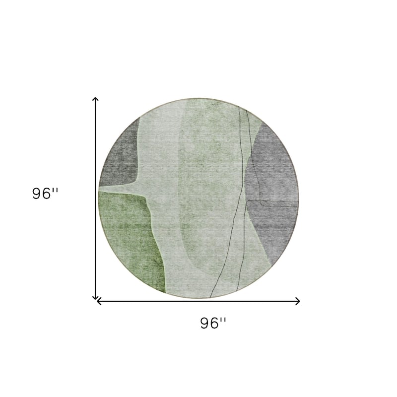 HomeRoots Abstract Transitional Rectangle Outdoor Rug