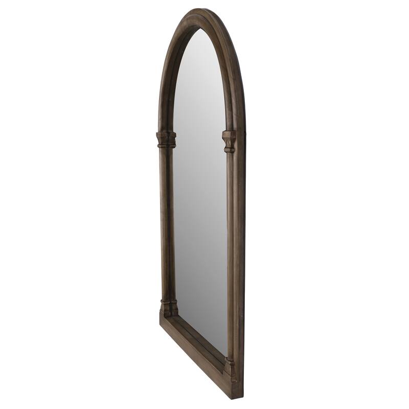 Azalea Park 36" Traditional Arched Wood Wall Mirror