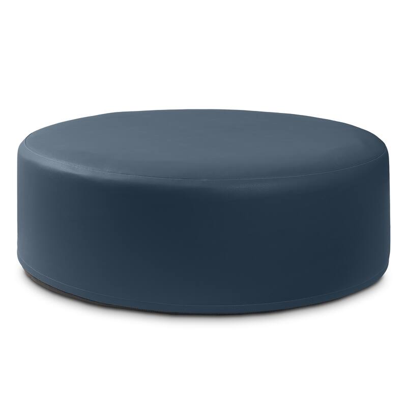 Jaxx Candler Round Couch Ottoman Large Coffee Table & Foot Rest