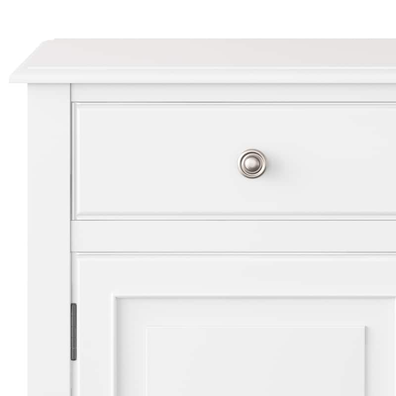 WYNDENHALL Hampshire 40" Wide Solid Wood Traditional Entryway Storage Cabinet - 40"w x 15"d x 36" h