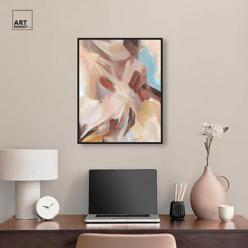 Layers of Colors I Canvas by Art Remedy