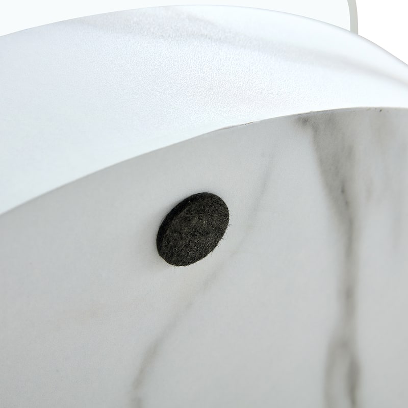 Modern and Practical Double-layer Round Coffee Table Sofa Side Table