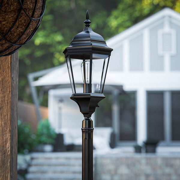 Oil rubbed bronze lamp post store