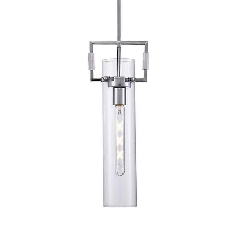 Trans Globe Lighting PND-2155 Mie 7" Wide Mini Pendant - Polished Chrome