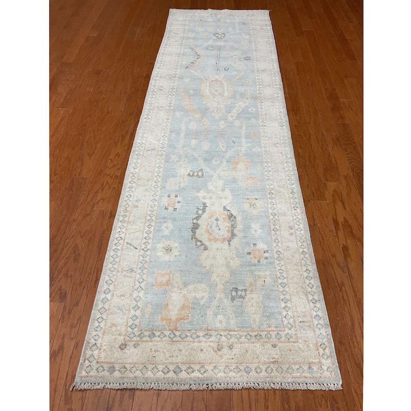HERAT ORIENTAL Handmade Khotan Wool Runner - 2'9" x 9'8"